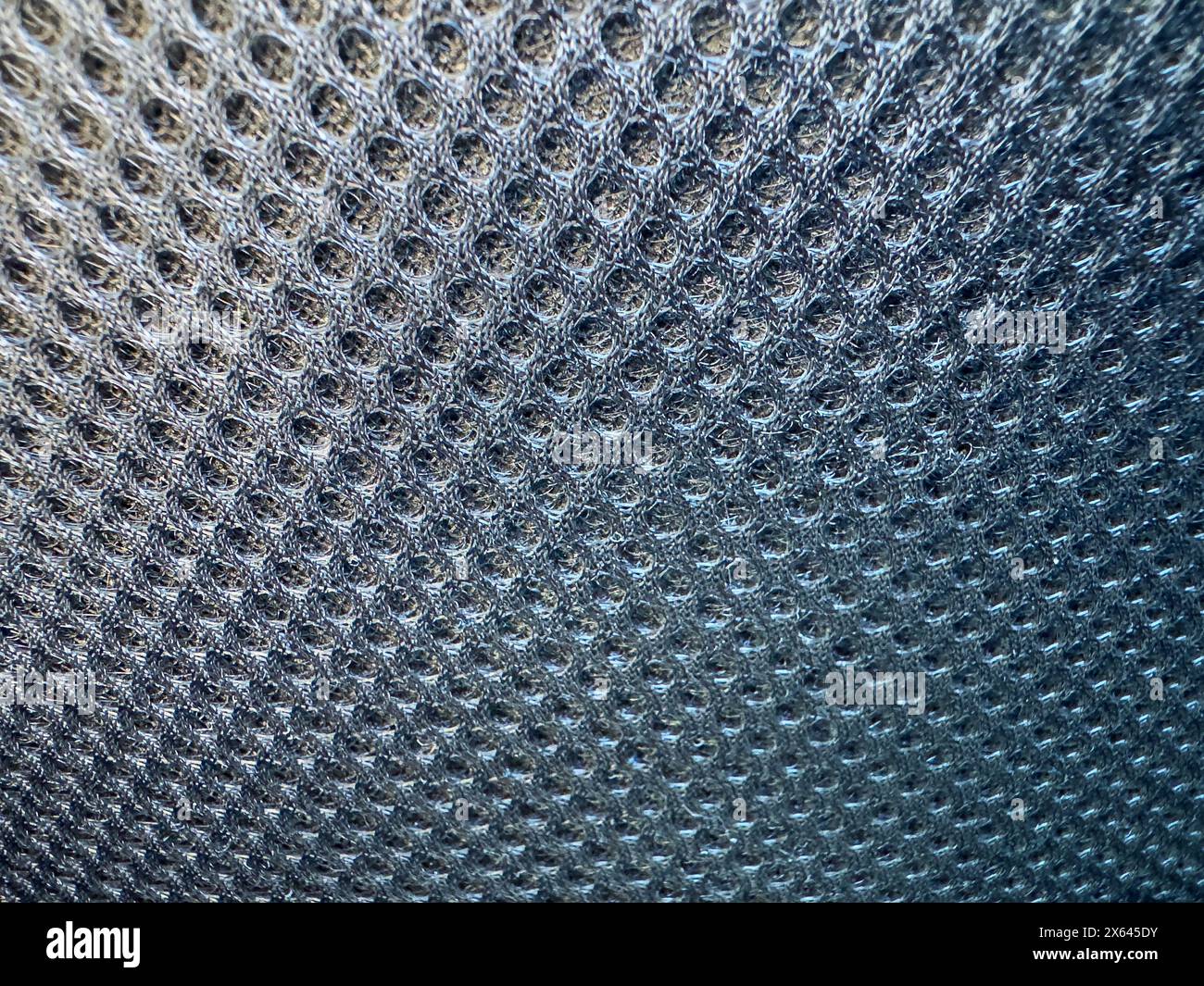 Atmungsaktives Mesh-Material. Stockfoto