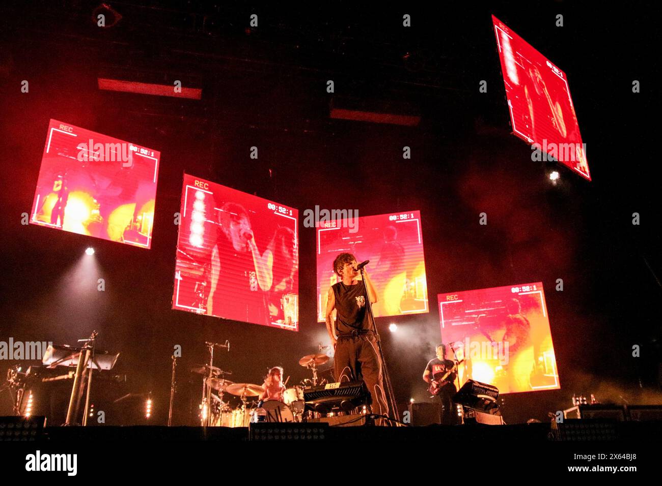 Curitiba, Brasilien. Mai 2024. PR - CURITIBA - 05/12/2024 - CURITIBA, LOUIS TOMLINSON SHOW - Louis Tomlinson, während einer Präsentation in der Ligga Arena in Curitiba/PR, diesen Sonntag (12). Der britische Sänger, ehemaliges Mitglied der Band One Direction, präsentiert die „Faith in the World“-Tour mit Songs seines Soloalbums. Foto: Robson Mafra/AGIF (Foto: Robson Mafra/AGIF/SIPA USA) Credit: SIPA USA/Alamy Live News Stockfoto