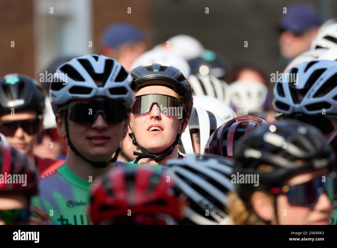 UK. Mai 2024. Rapha Lincoln Grand Prix Womens Race 12. Mai 2024 1. Kate Richardson (Lifeplus Wahoo) 2:39:16 2. Cat Ferguson (Shibden Apex RT) 13 3. Imogen Wolff (Shibden Apex RT) 19 Credit: Phil Crow/Alamy Live News Stockfoto