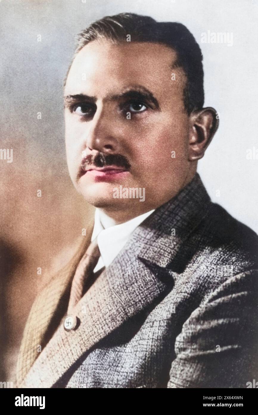 Rust, Bernhard, 30.9.1883 - 8,5.1945, deutscher Politiker (NSDAP), Wissenschaftsminister, NUR FÜR REDAKTIONELLE VERWENDUNG Stockfoto