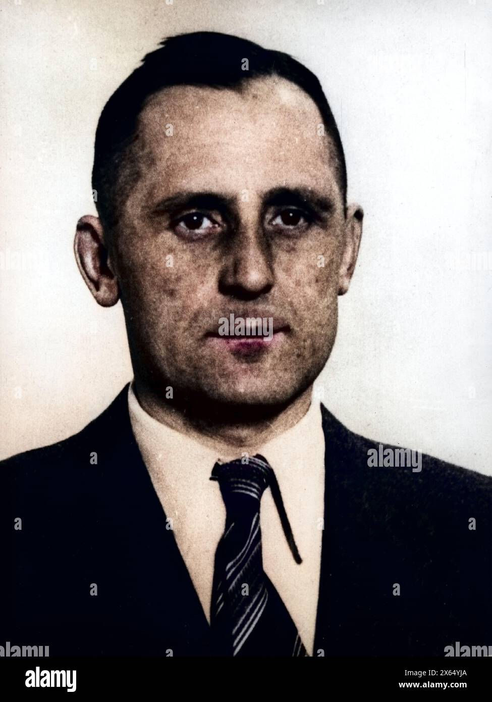Müller, Heinrich, 28.4.1900 - 1945?, deutscher Beamter, Leiter der Gestapo 1942 - 1945, Porträt, 1940er, 40er Jahre, NUR REDAKTIONELL Stockfoto