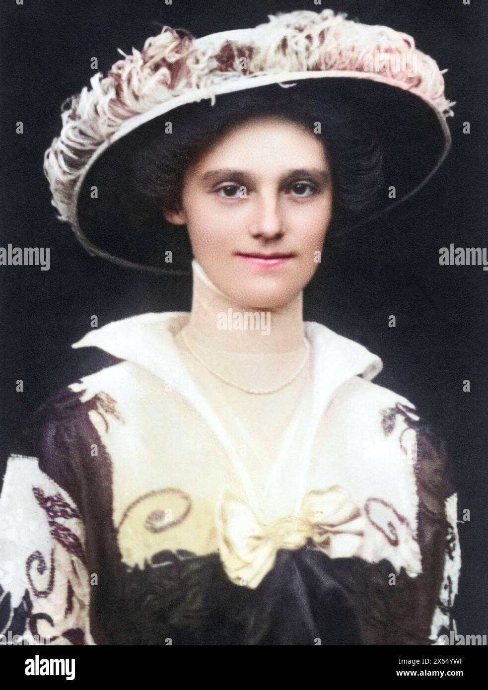 Zita, 9.5.1892 - 14.3,1989, Kaiserin von Österreich 21.11.1916 - 11.11.1918, Porträt, ADDITIONAL-RIGHTS-CLEARANCE-INFO-NOT-AVAILABLE Stockfoto