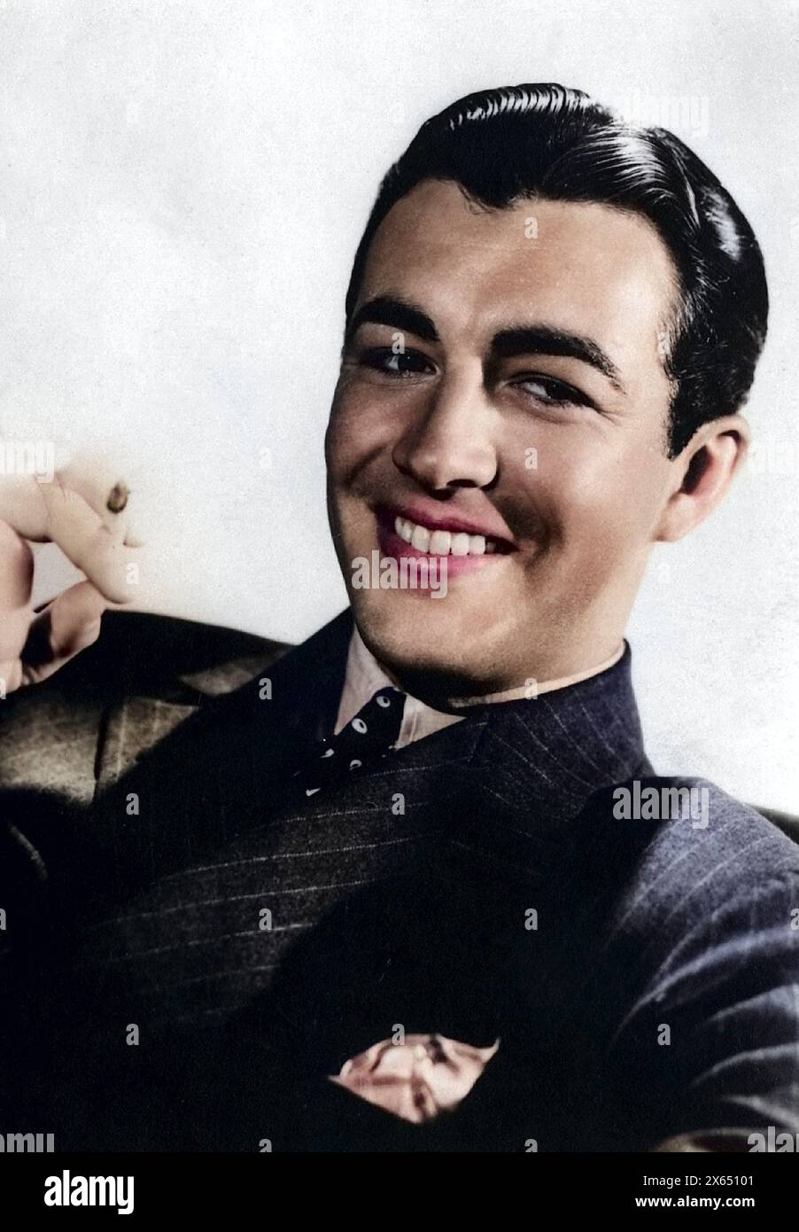 Taylor, Robert, 5.8.1911 - 6,6.1969, amerikanischer Schauspieler, Porträt, 1940S, 40S , ADDITIONAL-RIGHTS-CLEARANCE-INFO-NOT-AVAILABLE Stockfoto