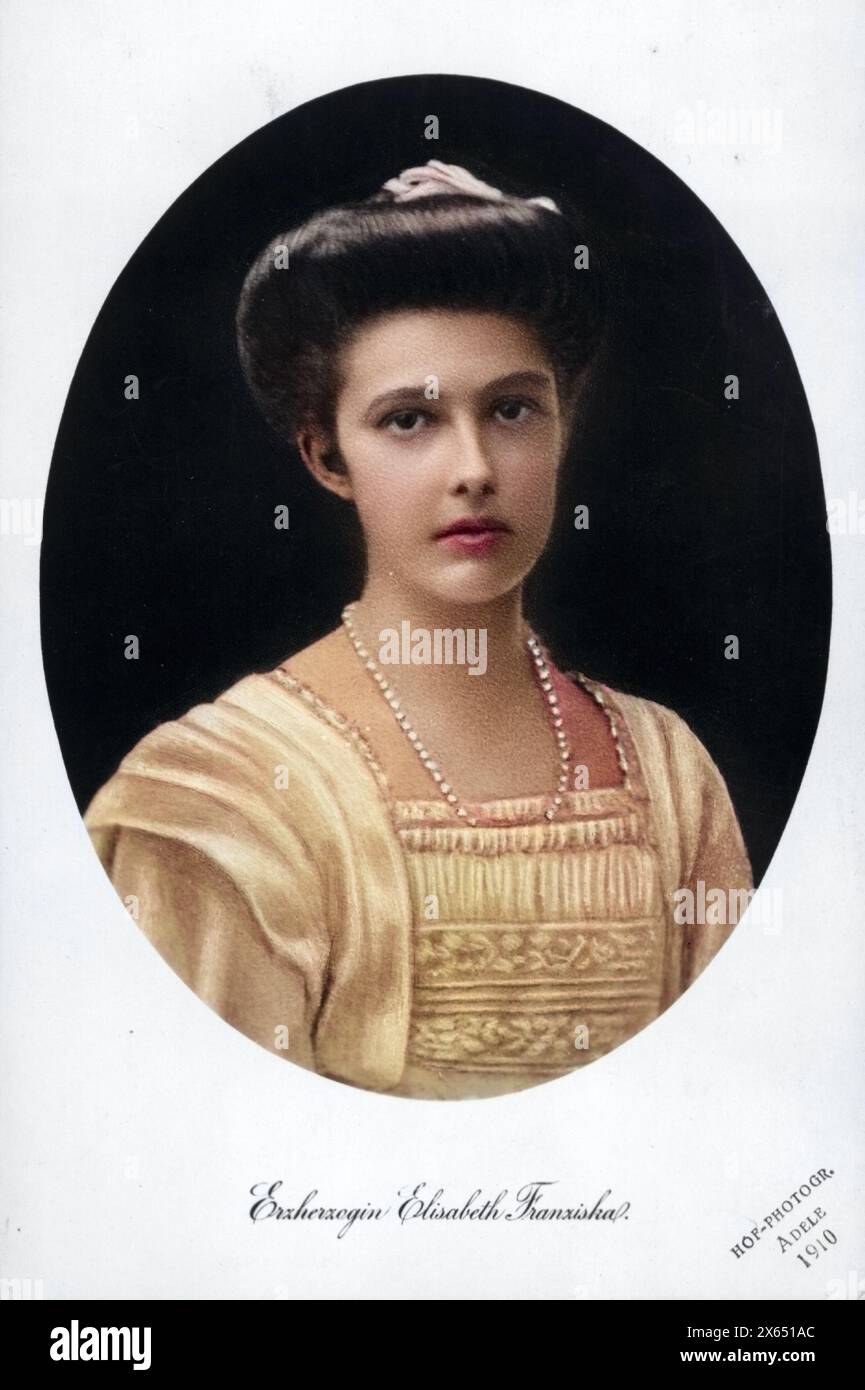 ELISABETH FRANZISKA, 21.1.1892 - 29.1,1930, ADDITIONAL-RIGHTS-CLEARANCE-INFO-NOT-AVAILABLE Stockfoto