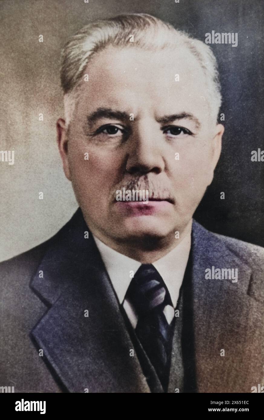 Voroschilow, Kliment, 4.2.1881–2.12.1969, sowjetischer Politiker, Staatsmann und Militärkommandeur, ADDITIONAL-RIGHTS-CLEARANCE-INFO-NOT-AVAILABLE Stockfoto