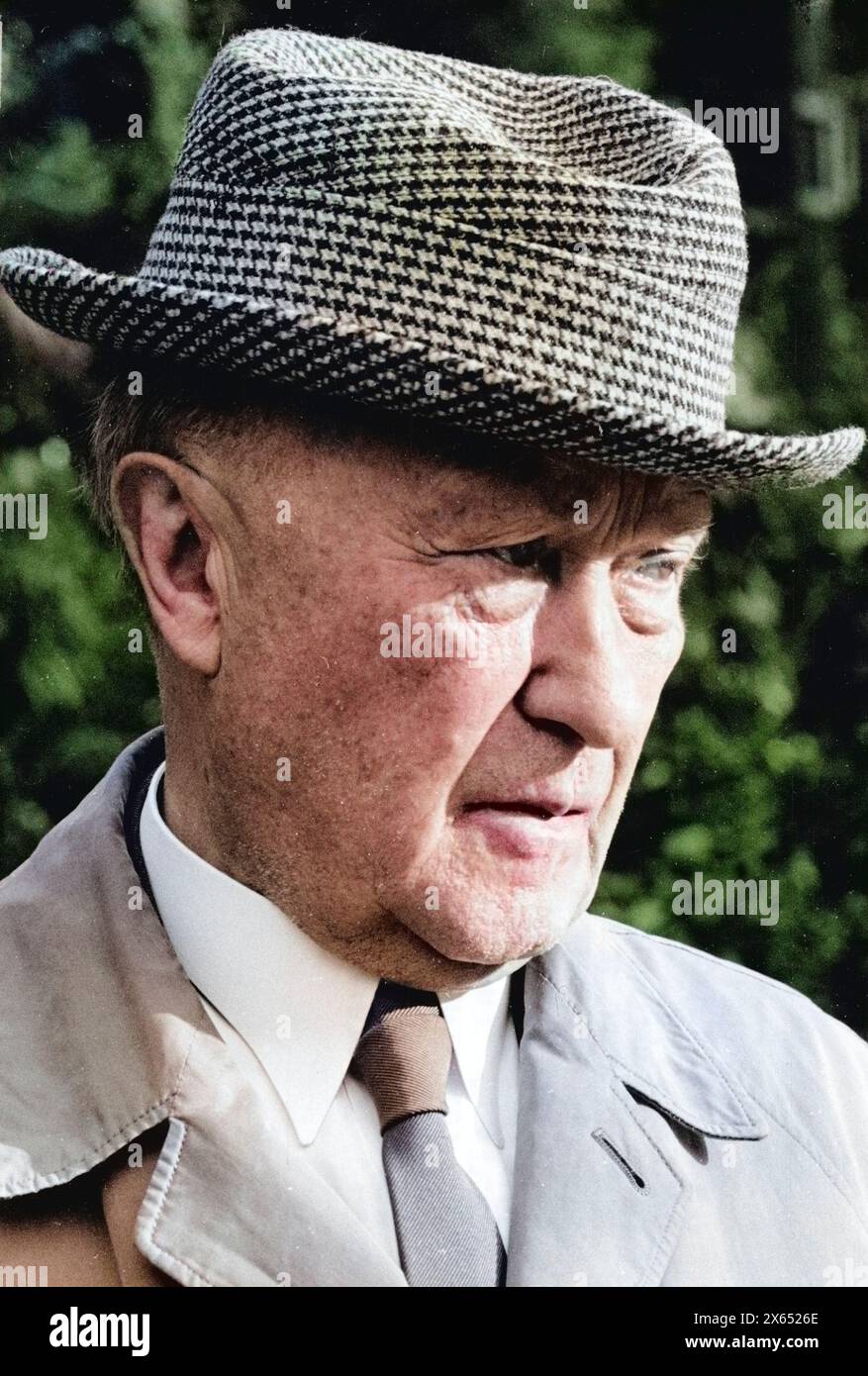 Adenauer, Konrad, 5.1.1876 - 19.4.1967, deutscher Politiker (CDU), Kanzler 1949 - 1963, Portrait, ZUSÄTZLICHE-RIGHTS-CLEARANCE-INFO-NOT-AVAILABLE Stockfoto