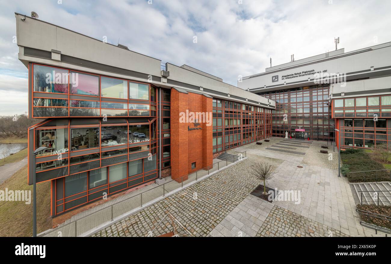 Akademie der Bildenden Künste, Lodz, Polen Stockfoto