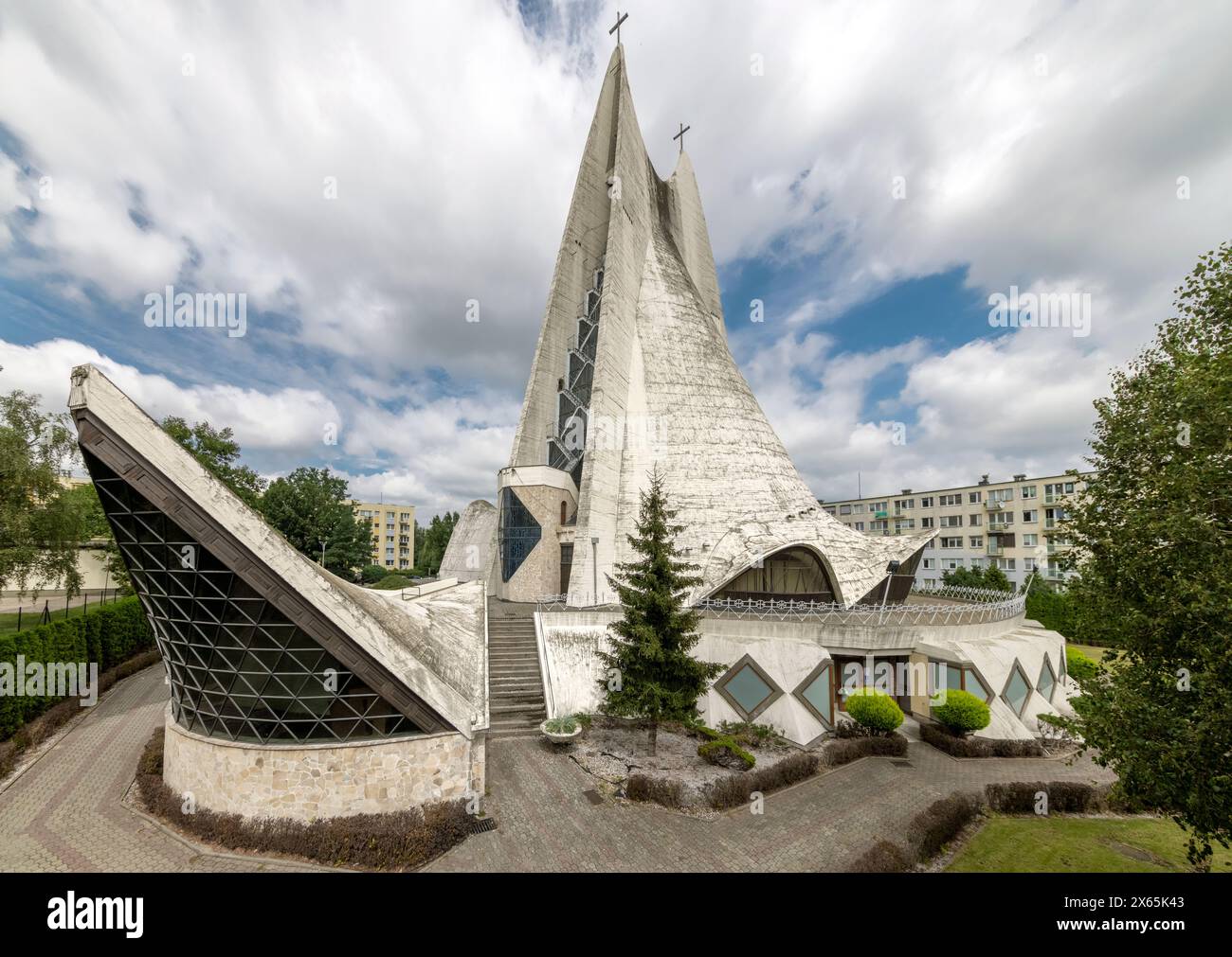 Kirche der göttlichen Barmherzigkeit, Kalisz, Polen Stockfoto