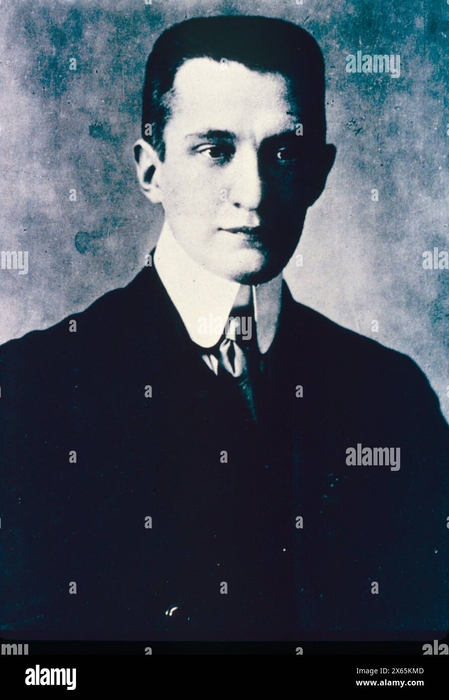 Aleksandr Feodorowitsch Kerenski, Chef der vorläufigen russischen Regierung, 1917 Stockfoto