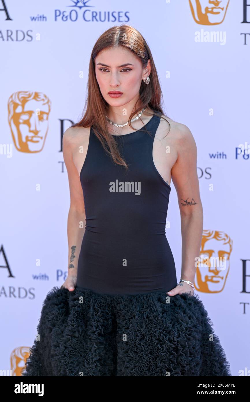 LONDON, ENGLAND – 12. MAI: Josephine Japy nimmt an den BAFTA Television Awards 2024 mit P&O Cruises in der Royal Festival Hall in London Teil. Quelle: Siehe Li/Picture Capital/Alamy Live News Stockfoto