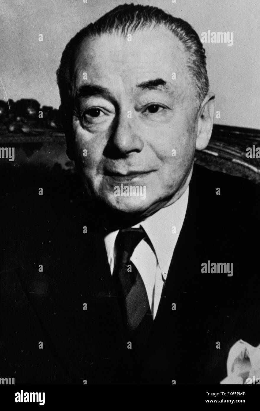 Französischer Politiker und Premier Paul Reynaud, Frankreich 1940 Stockfoto