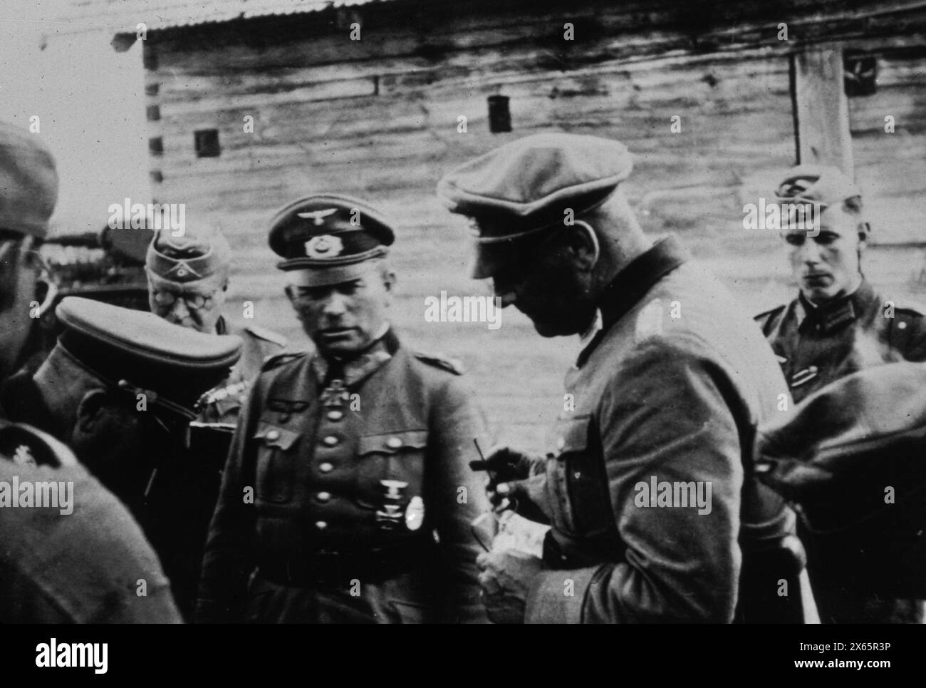 Deutscher Panzerkommandeur General Heinz Guderian im Zweiten Weltkrieg, Russland 1941 Stockfoto