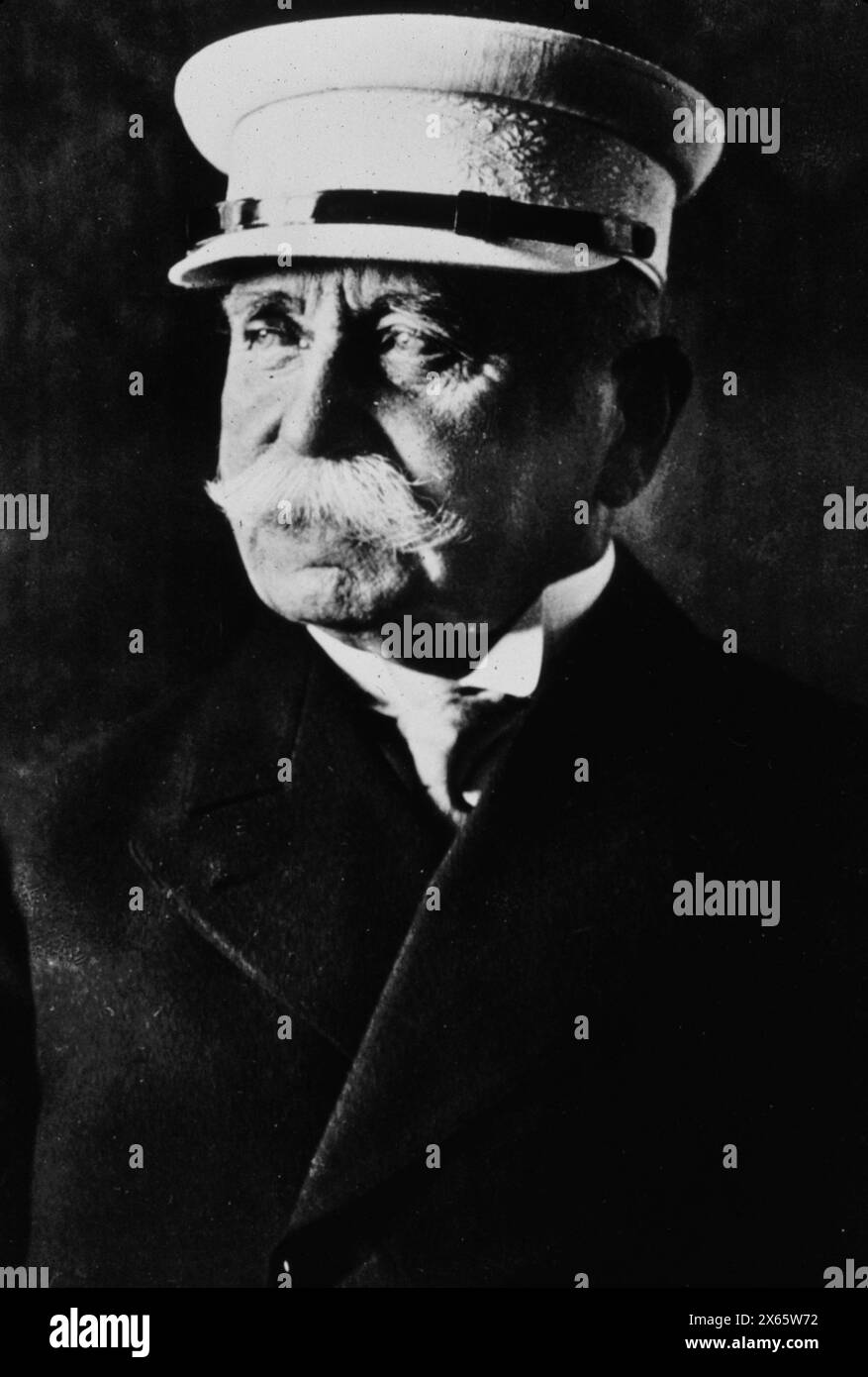 Porträt des deutschen Grafen Ferdinand von Zeppelin, 1900er Jahre Stockfoto