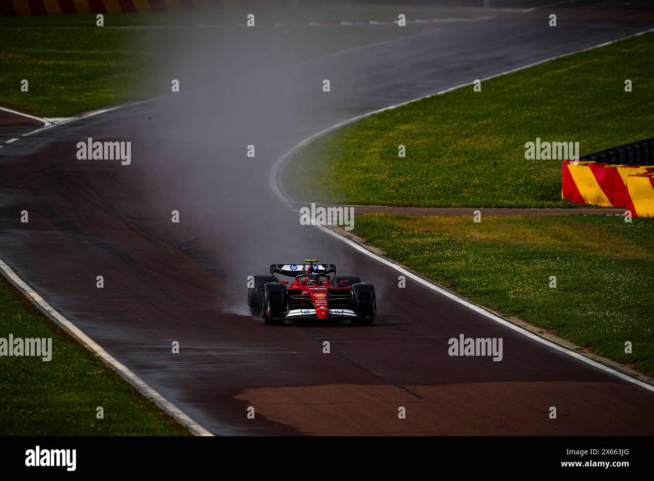 #14 Arthur Leclerc, Scuderia Ferrari während des Testnasses in Fiorano (MO) Italien, 9. Mai 2024 Stockfoto