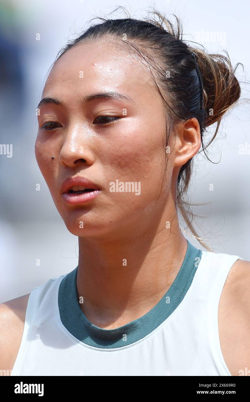 Qinwen Zheng während der Internazionali BNL dÕItalia 2024 im Foro Italico, Italien, 13. Mai 2024 Credit: massimo insabato/Alamy Live News Stockfoto