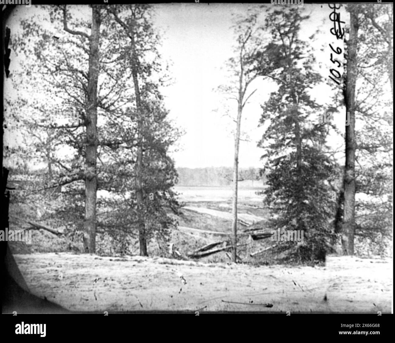 Big Black River, Miss Schlachtfeld vom 17. Mai 1863, Bürgerkriegsfotos 1861-1865 Stockfoto