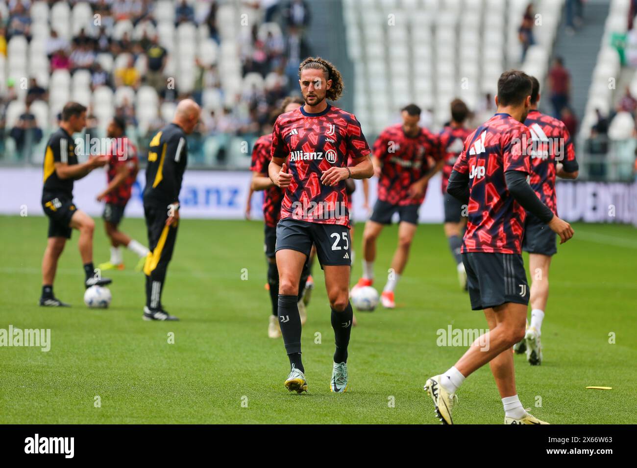 Adrien Rabiot vom Juventus FC während des Spiels zwischen Juventus FC und US Salernitana am 12. Mai 2024 im Allianz Stadium in Turin, Italien. Stockfoto