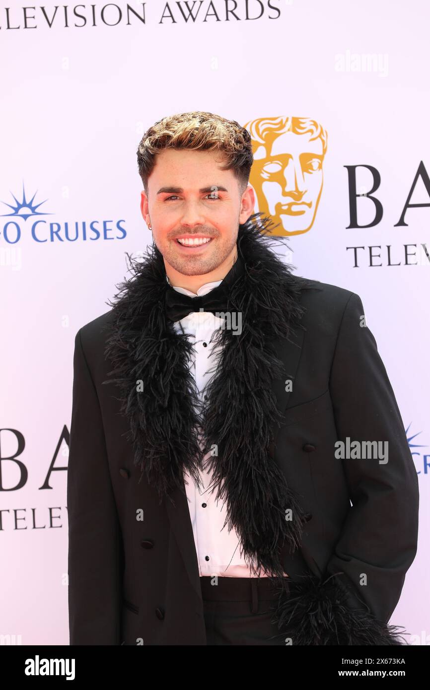 Joe Baggs nimmt an den BAFTA TV Awards mit P&O Cruises 2024 in der Royal Festival Hall in London Teil. Stockfoto