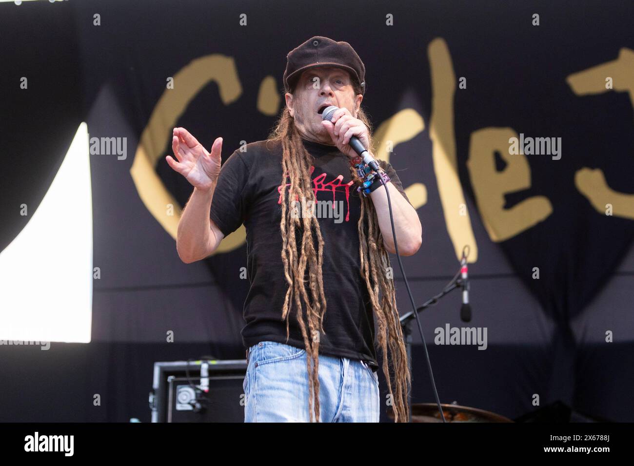 Mailand, Italien. Mai 2024. Keith Morris von Circle Jerks tritt am 12. Mai 2024 live im Carroponte in Mailand auf. (Foto: Mairo Cinquetti/NurPhoto) Credit: NurPhoto SRL/Alamy Live News Stockfoto