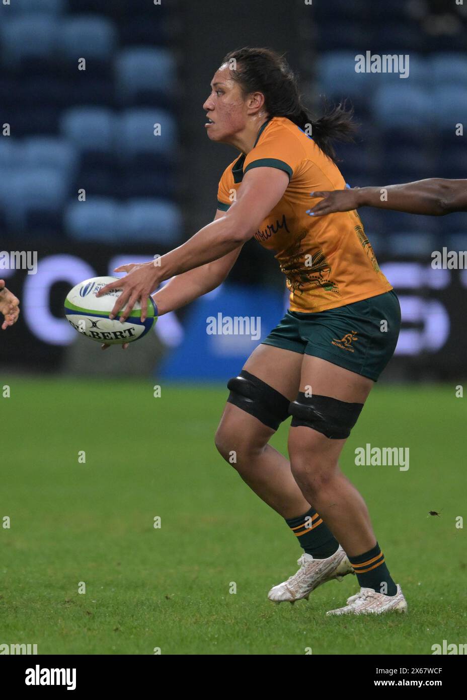 Sydney, Australien. Mai 2024. Die australische Rugbymannschaft Siokapesi Palu ist während des Spiels der Pacific Four Series 2024 zwischen Australien und Kanada im Allianz Stadium im Einsatz. Endpunktzahl: Australien 17:33 Kanada. Quelle: SOPA Images Limited/Alamy Live News Stockfoto Sydney, Australien. Mai 2024. Die australische Rugbymannschaft Siokapesi Palu ist während des Spiels der Pacific Four Series 2024 zwischen Australien und Kanada im Allianz Stadium im Einsatz. Endpunktzahl: Australien 17:33 Kanada. Quelle: SOPA Images Limited/Alamy Live News Stockfoto