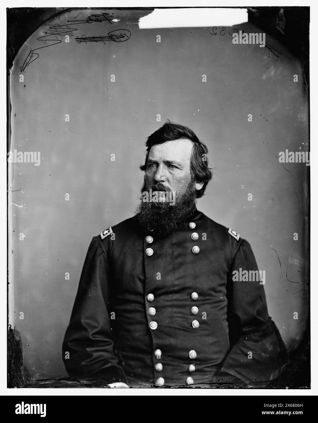 General Robert C. Wood, USA, Bürgerkriegsfotos 1861-1865 Stockfoto