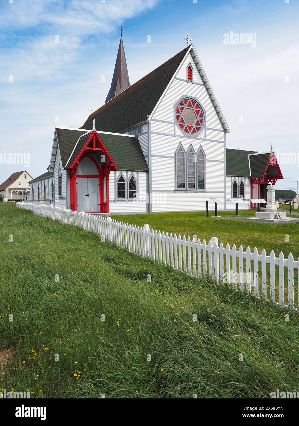 Kanada, Friedhof, Neufundland, St. Paul's Anglican Church, Stadt Trinity, Trinity Bight Stockfoto