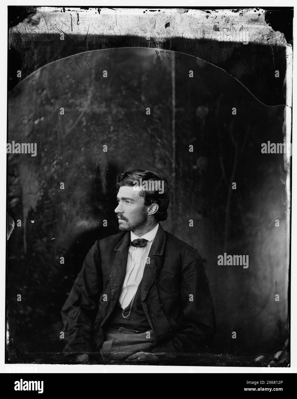 Washington Navy Yard, District of Columbia. Samuel Arnold, ein Verschwörer (sitzend), Bürgerkriegsfotos 1861-1865 Stockfoto