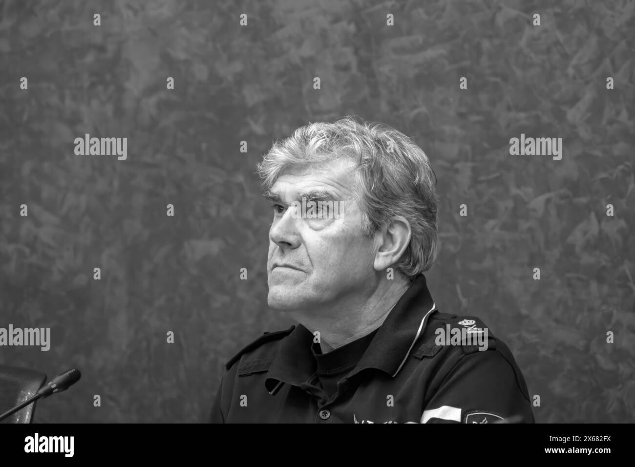 Frank Pauw Bei Der Öffentlichen Sitzung Im Raadszaal-Gebäude Amsterdam, Niederlande 10-5-2024 Stockfoto