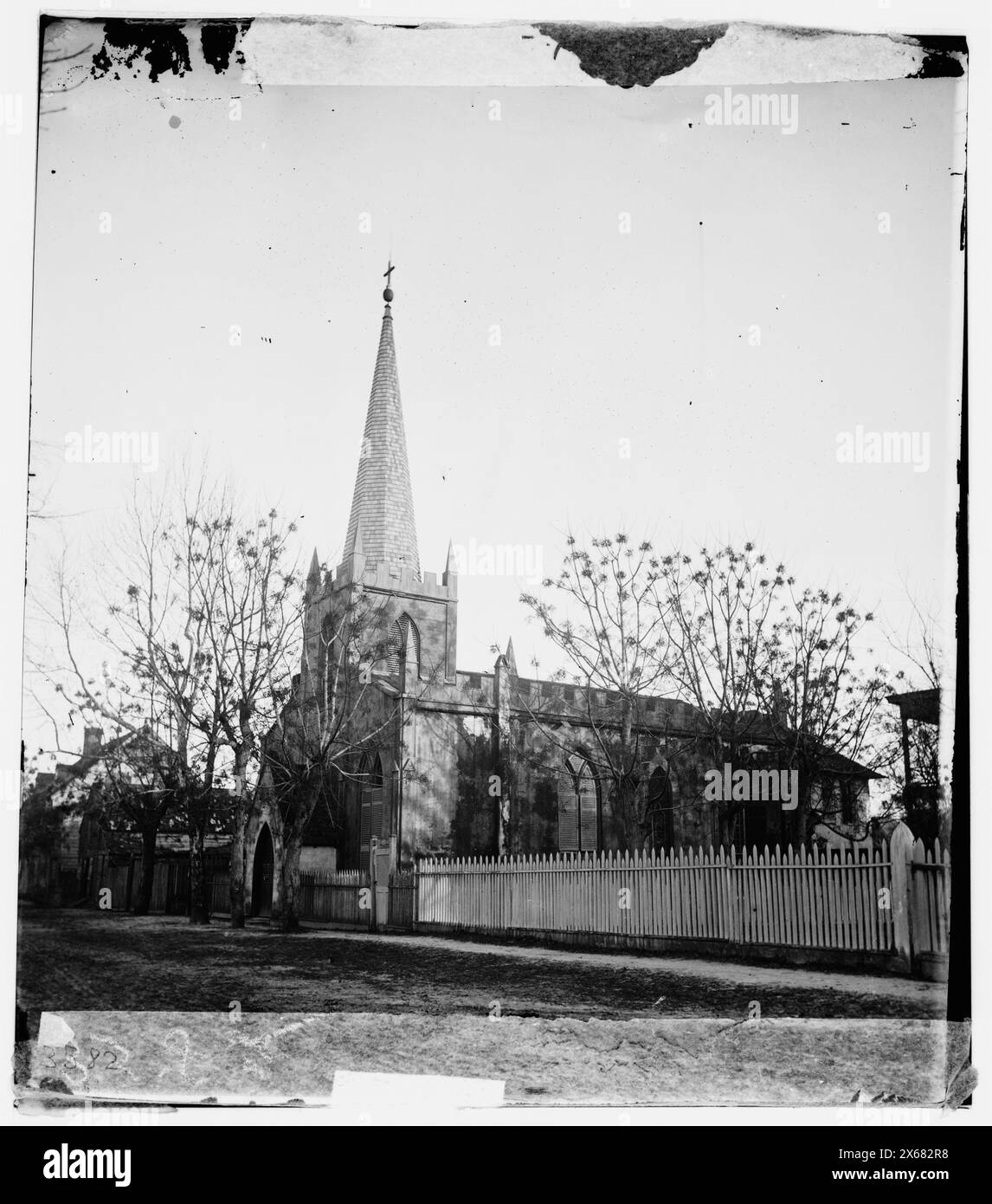 Atlanta, Georgia. Church, Civil War Photos 1861-1865 Stockfoto