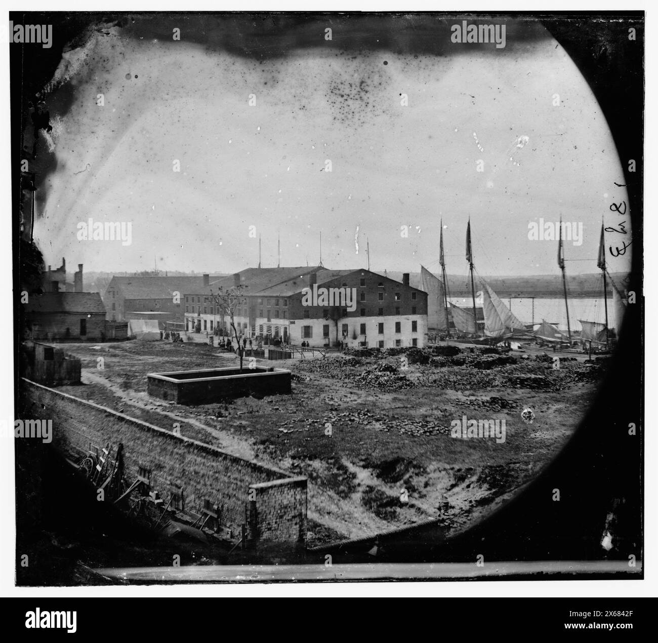 Richmond, Virginia. Libby Prison, Bürgerkriegsfotos 1861-1865 Stockfoto