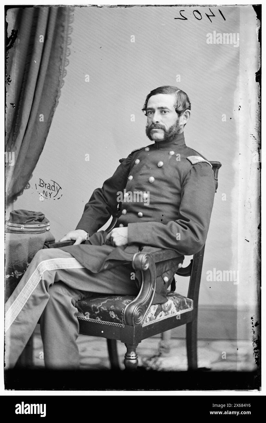 Colonel G.W. Tompkins, Bürgerkriegsfotos 1861-1865 Stockfoto
