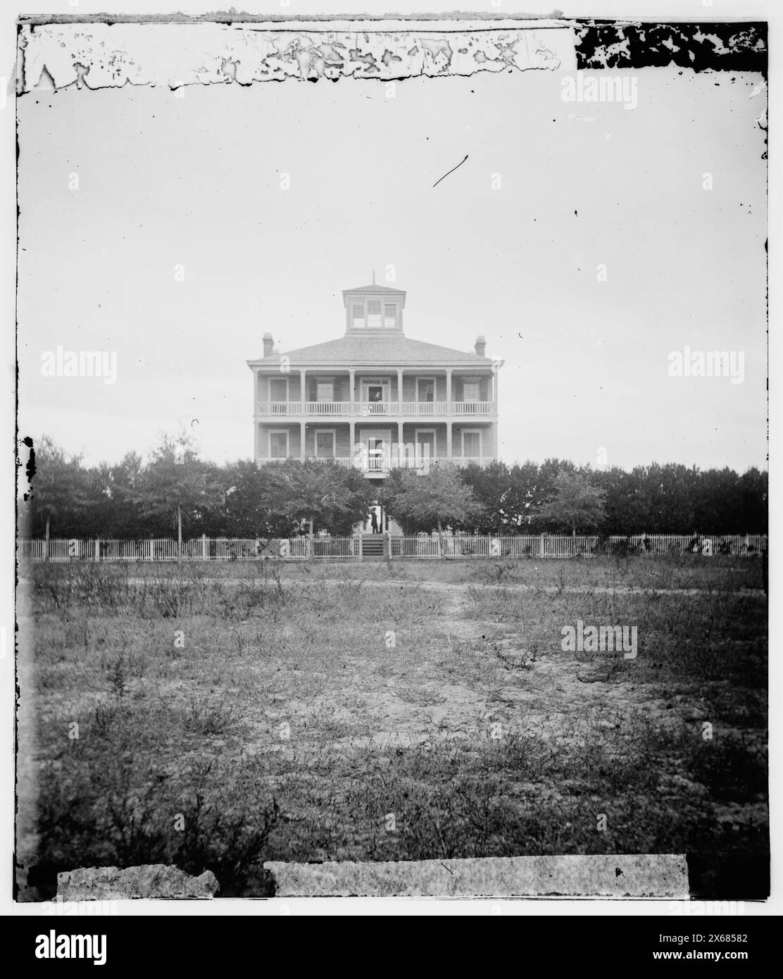 Atlanta, Georgia. Haus, Bürgerkriegsfotos 1861-1865 Stockfoto