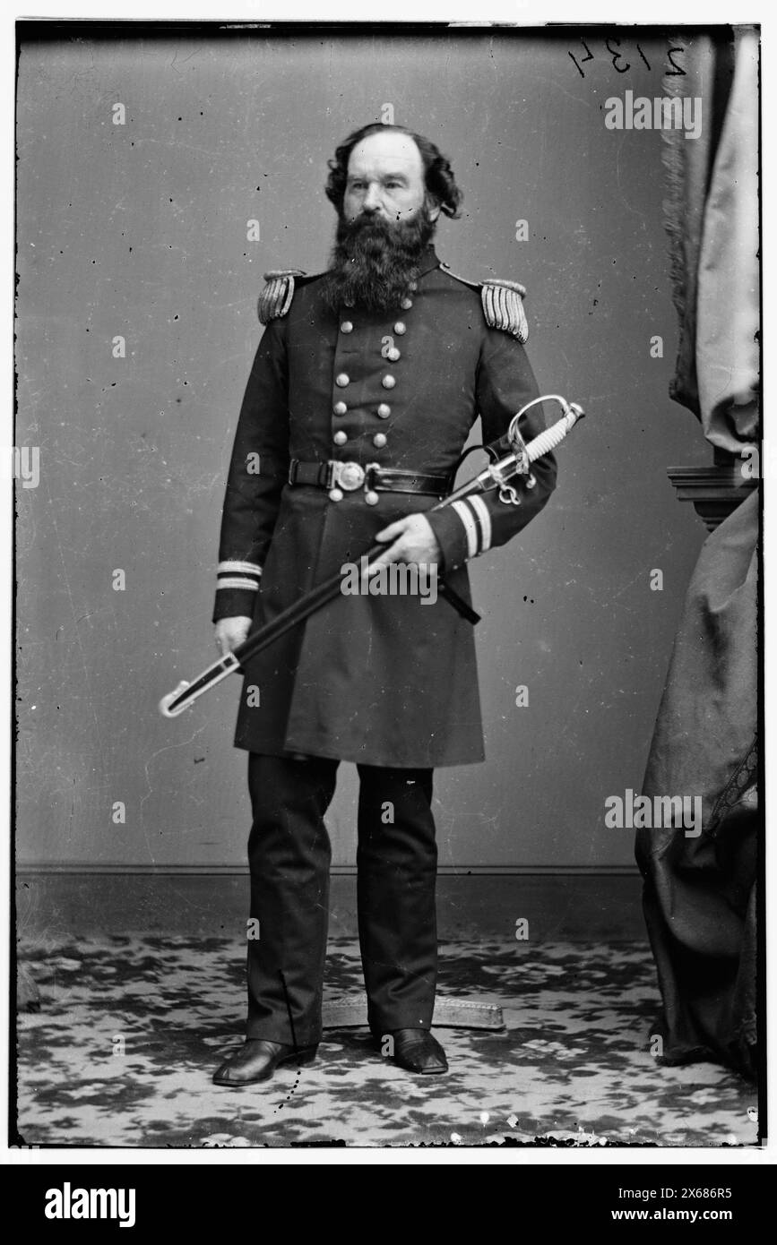 Captain J. Faunce, Revenue Marine, Bürgerkriegsfotos 1861-1865 Stockfoto