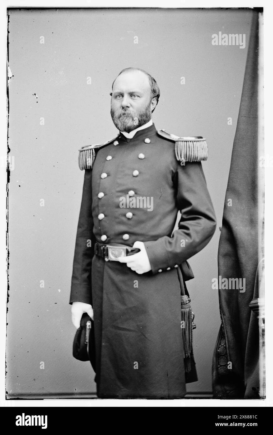 General Henry B. Clitz, Col. 10. US Inf., Civil war Photographs 1861-1865 Stockfoto