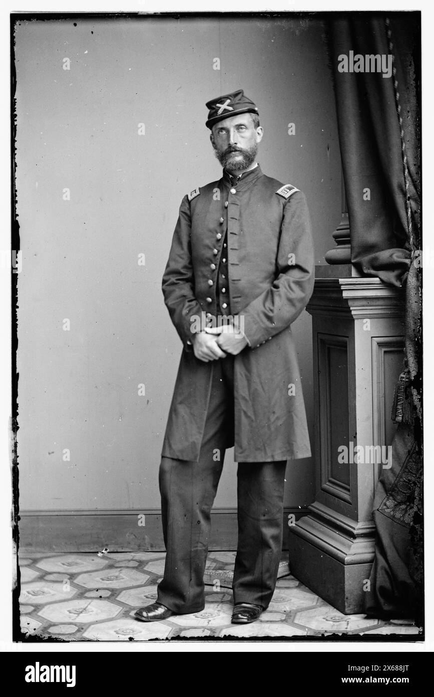 Captain T.P. Mott, 3. N.Y.B..., Bürgerkriegsfotos 1861-1865 Stockfoto