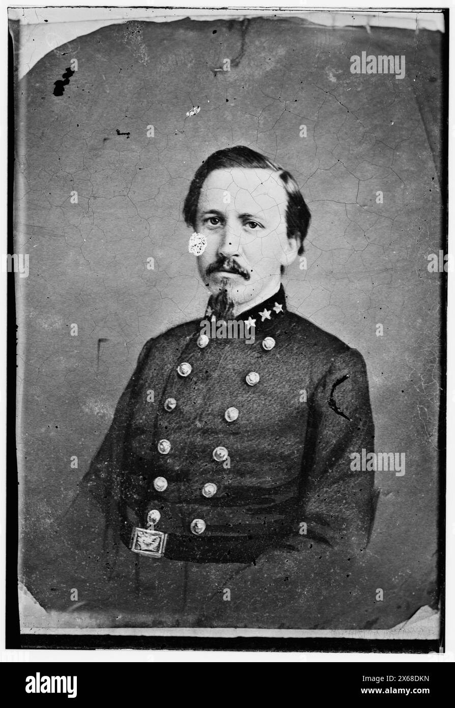 General B.T. Johnson, Col. 1. ... Inf., C.S.A., Civil war Photographs 1861-1865 Stockfoto