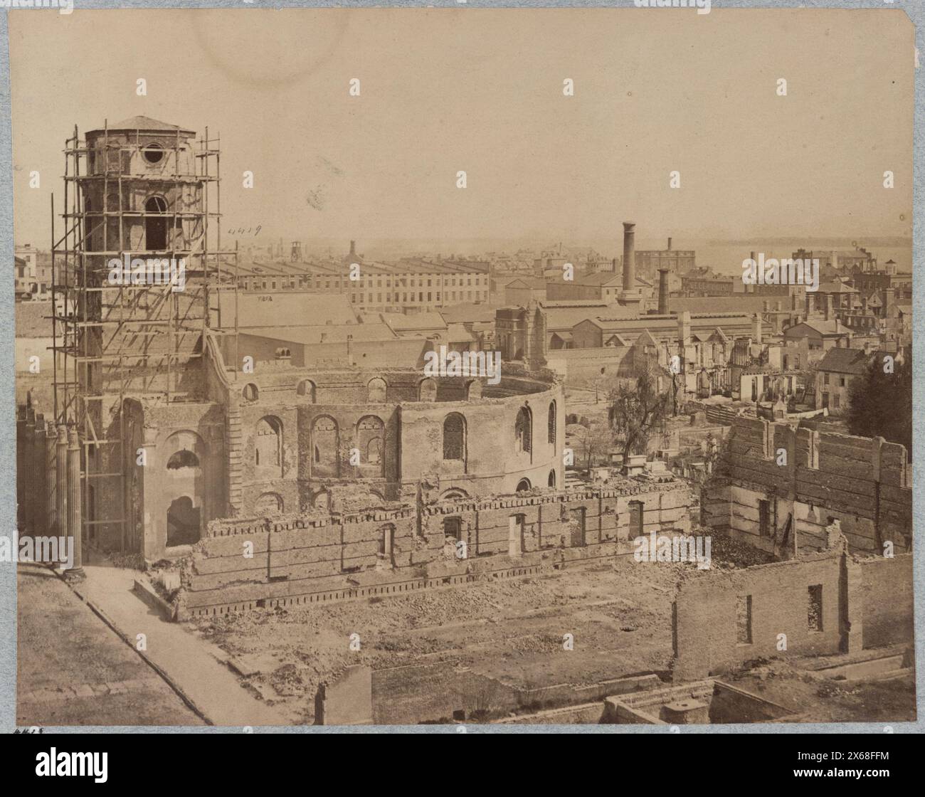 Central Church, Charleston, S.C., Civil war Photos 1861-1865 Stockfoto
