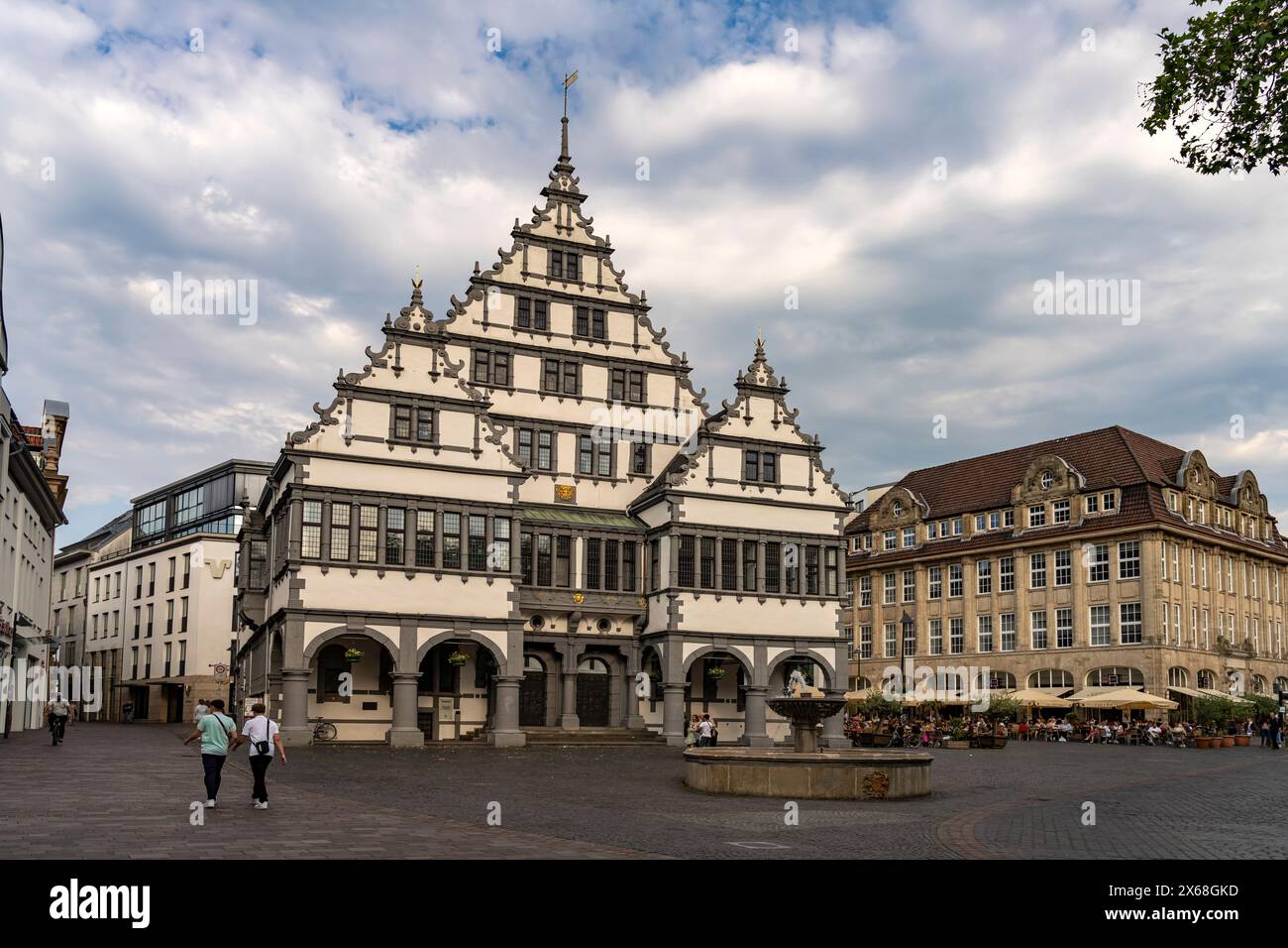 Das Rathaus in Paderborn, Nordrhein-Westfalen, Deutschland, Europa Stockfoto