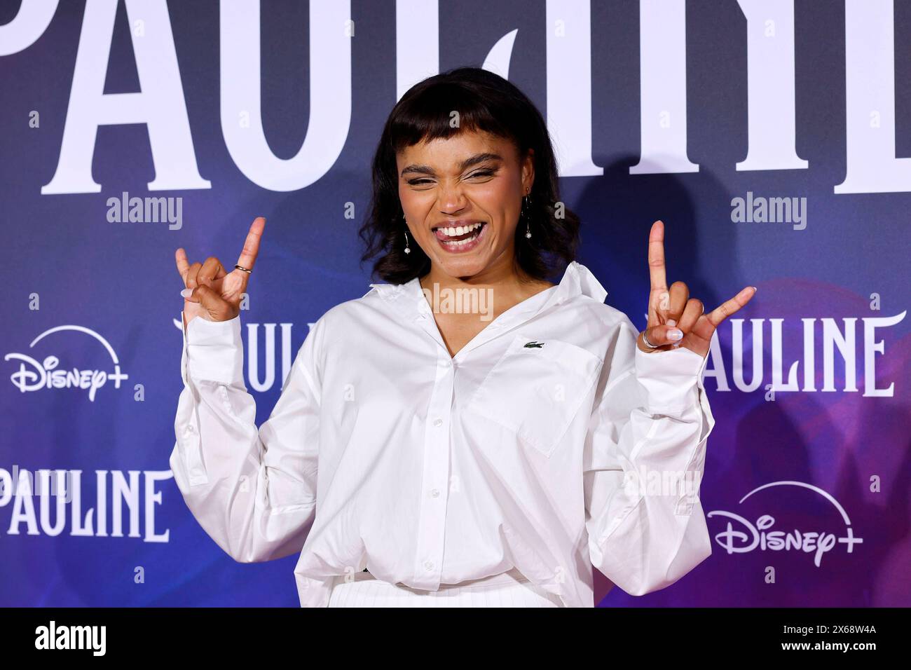 Schauspielerin Sira-Anna Faal Rolle: Pauline beim Fotocall zur Premiere der Coming-of-Age-Mysteryserie Pauline von Disney im Residenz-Kino. Köln, 13.05.2024 NRW Deutschland *** Schauspielerin Sira Anna Faal spielt Pauline beim Fotoaufruf zur Premiere der Disneys Coming of Age Mystery Serie Pauline in der Residenz Kino Köln, 13 05 2024 NRW Deutschland Copyright: XChristophxHardtx Stockfoto