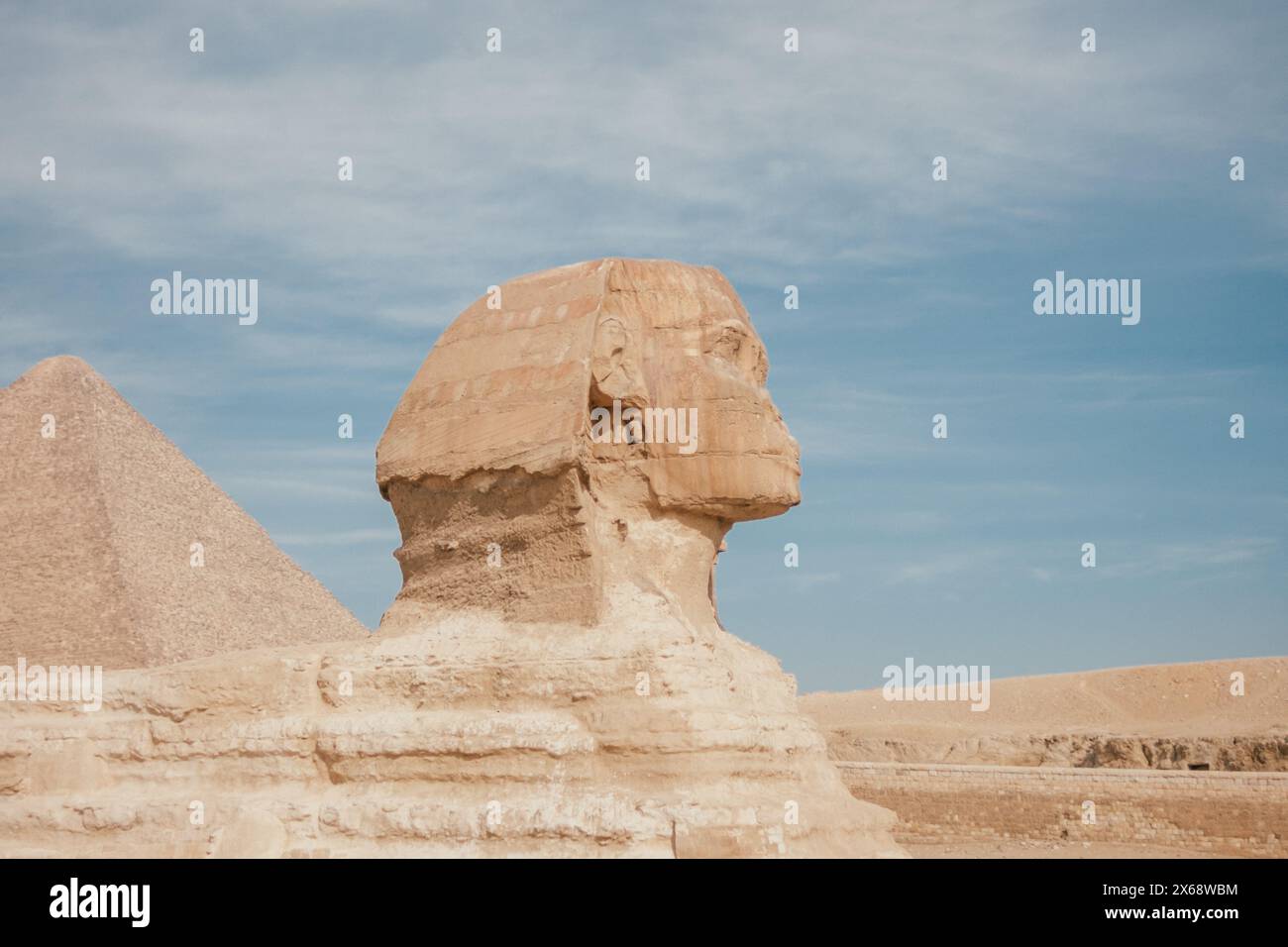Große Sphinx in Gizeh, Ägypten Stockfoto