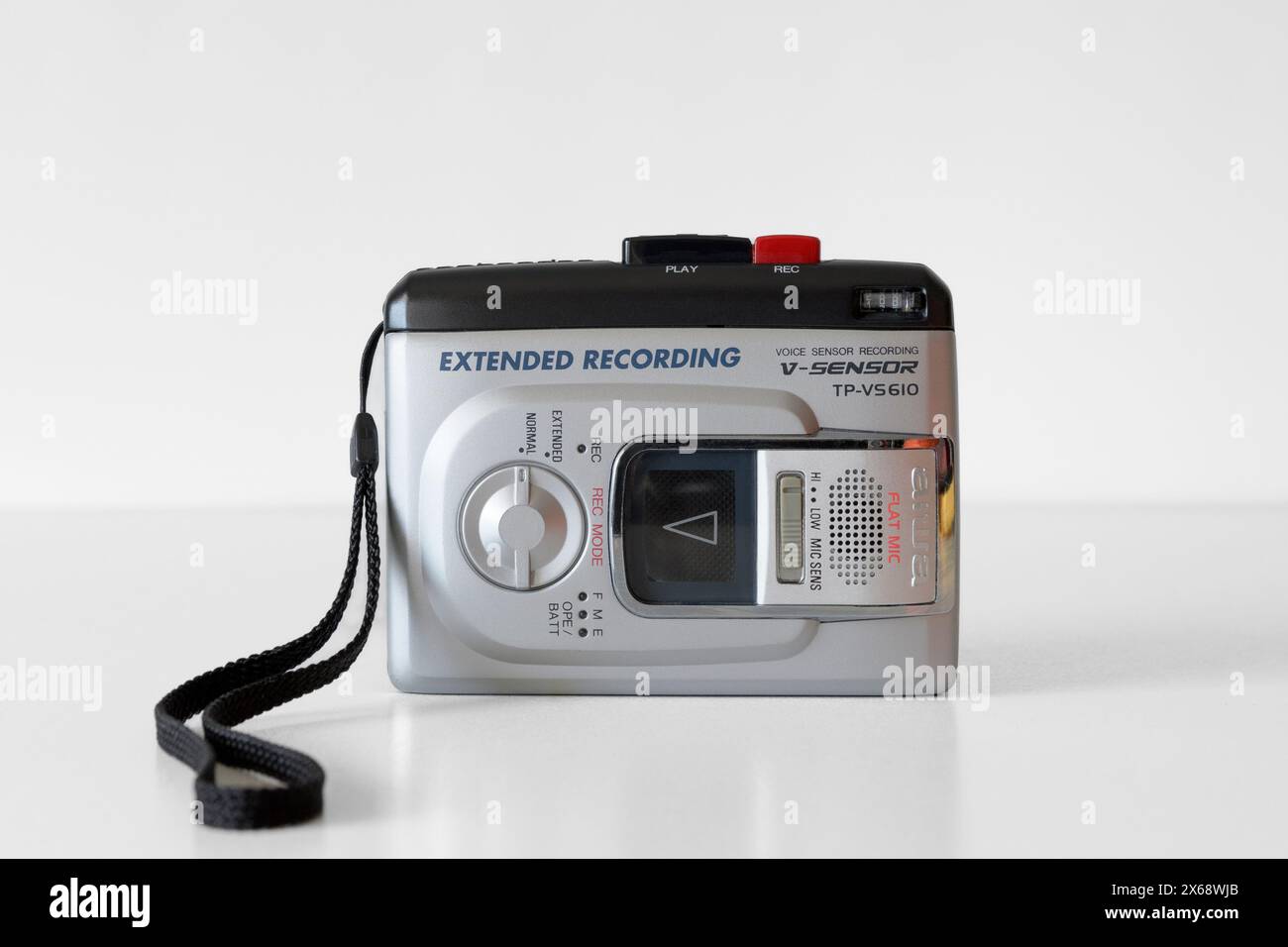 Hasselt. Limburg - Belgien. 15-10-2023. Aiwa TP-VS 610. Tragbarer Kassettenspieler mit Sprachsensor Stockfoto