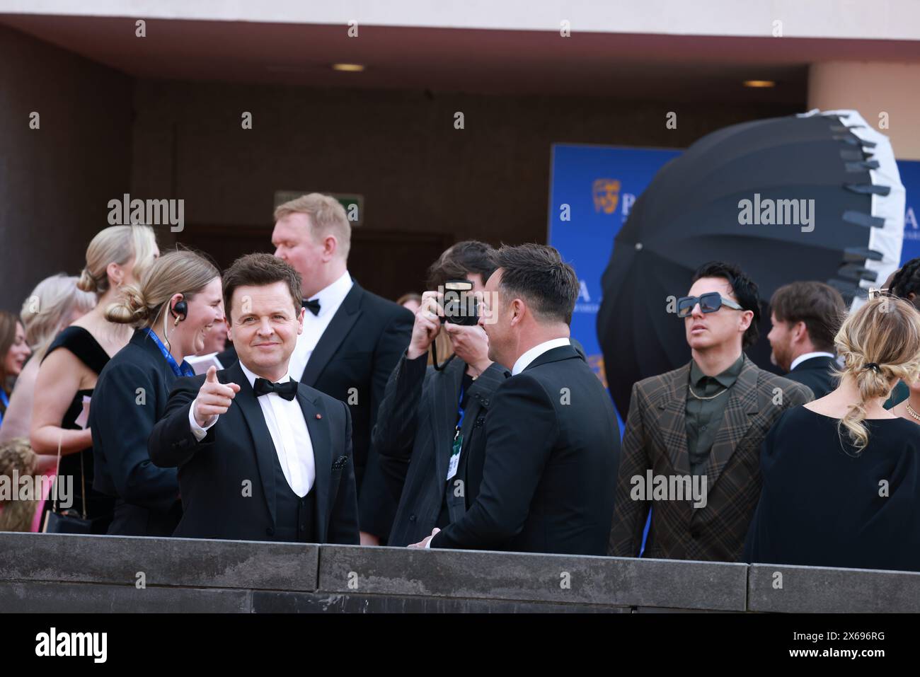 London UK 12. Mai 2024 das urkomische Duo Ant & Dec ist bei den BAFTA TV Awards 2024 angekommen Stockfoto