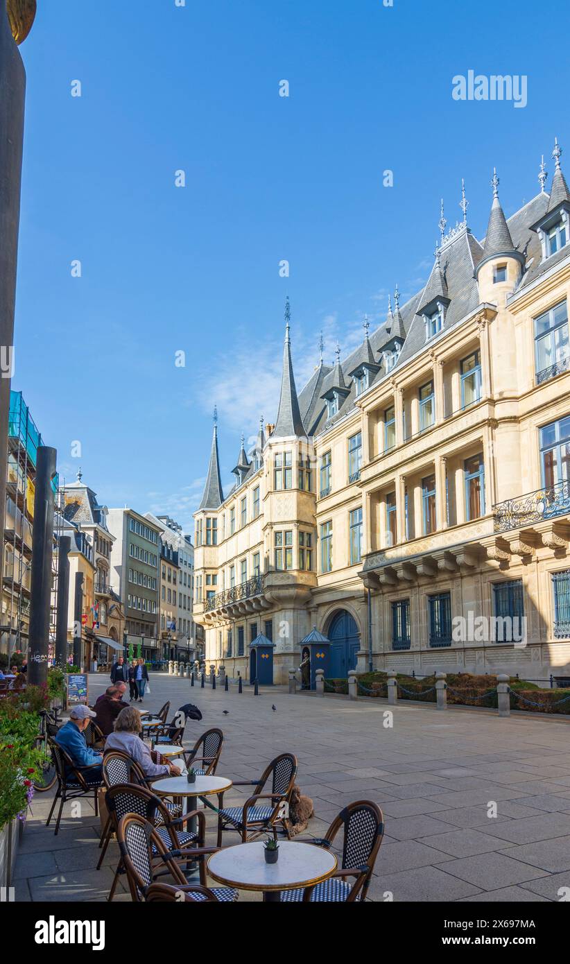 Luxemburg-Stadt (Luxemburg, Letzebuerg), Großherzoglicher Palast in Luxemburg Stockfoto