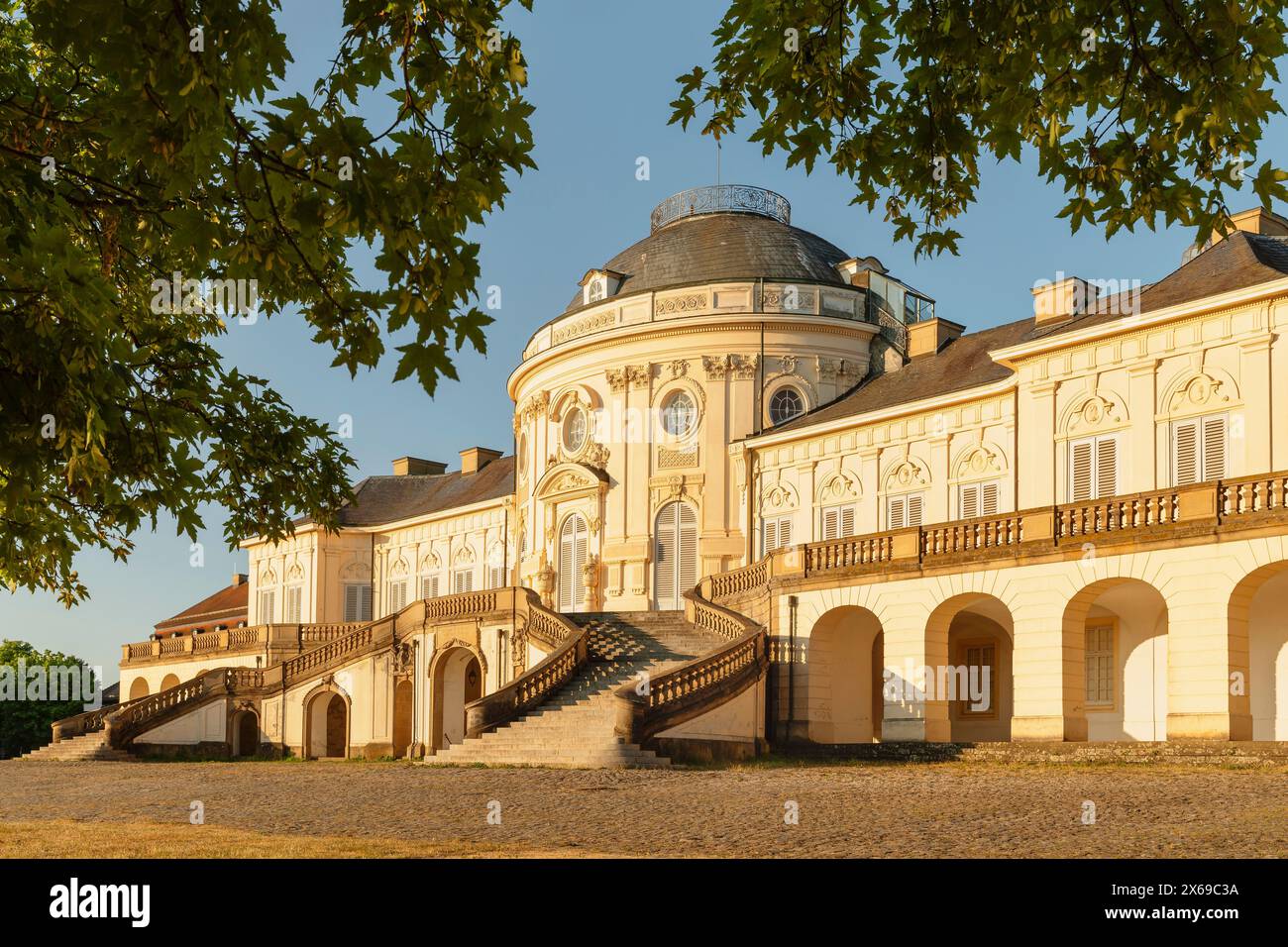 Schloss Solitude bei Stuttgart, Schwaben, Baden-Württemberg, Deutschland Stockfoto