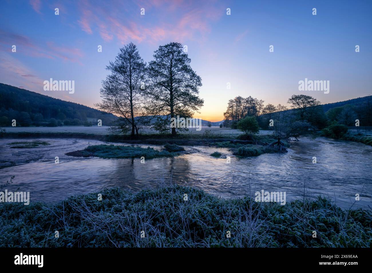 Sinn in Sinntal, Bezirk Main-Kinzig, Hessen, Deutschland Stockfoto