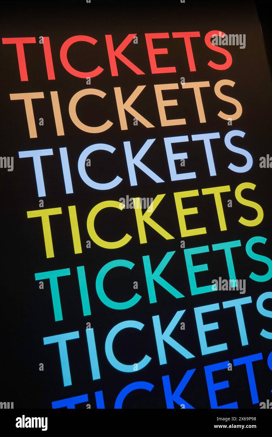 Das Museum of Broadway befindet sich im Theaterviertel in der Nähe des Times Square, 2024, New York City, USA Stockfoto