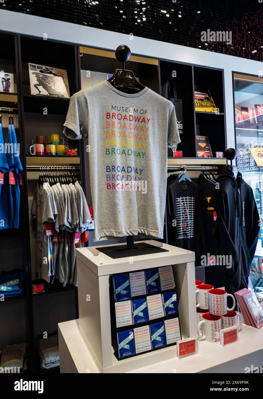 Das Museum of Broadway befindet sich im Theaterviertel in der Nähe des Times Square, 2024, New York City, USA Stockfoto