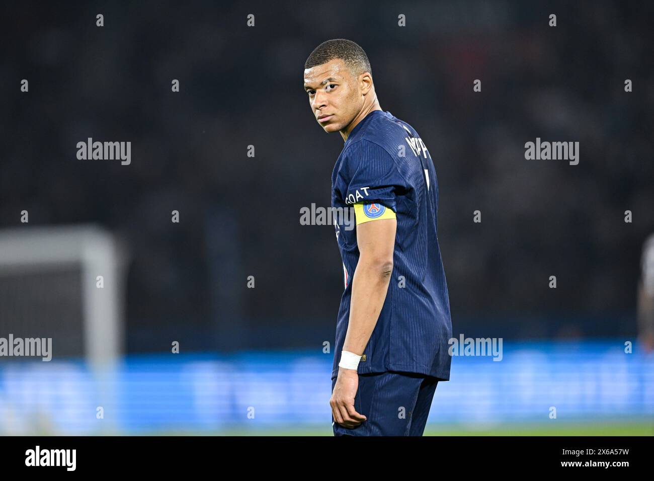 Paris, Frankreich. Mai 2024. Kylian Mbappe während des Ligue 1-Fußballspiels Paris Saint-Germain PSG VS Toulouse TFC am 12. Mai 2024 im Parc des Princes Stadion in Paris, Frankreich - Foto Victor Joly/DPPI Credit: DPPI Media/Alamy Live News Stockfoto