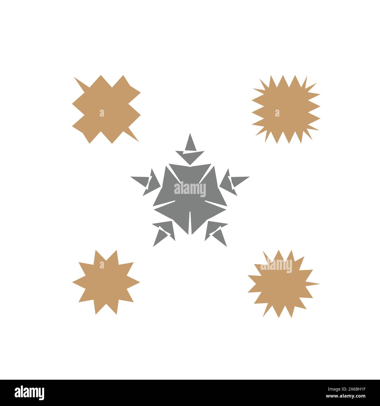 Linienkartenvektor isoliert in weißem Hintergrund Stock Vektor