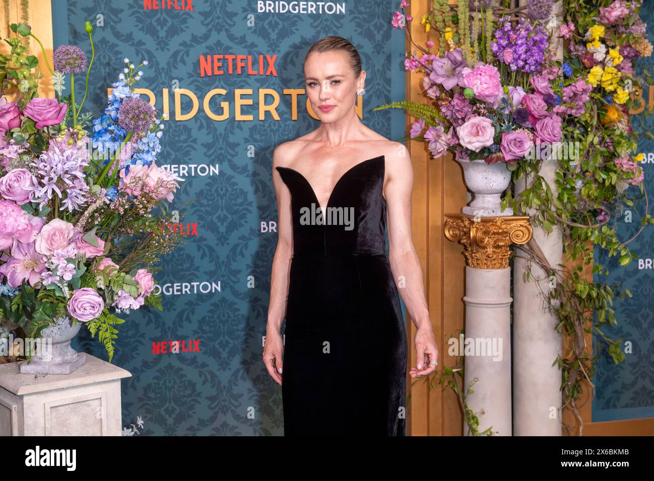 New York, Usa. Mai 2024. Hannah New nimmt am 13. Mai 2024 in New York City an Netflix's „Bridgerton“ Staffel 3 World Premiere in New York City in Alice Tully Hall, Lincoln Center, Teil. (Foto: Ron Adar/SOPA Images/SIPA USA) Credit: SIPA USA/Alamy Live News Stockfoto
